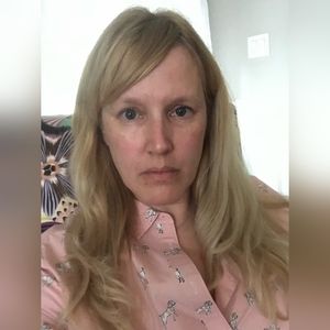 Pink Boden Button Down with Dog Pattern